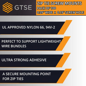 GTSE anchors securing cable bundle in car interior, reduces wire strain benefit
