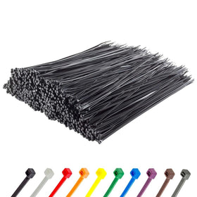 GTSE front packaging showing 1,000 black zip ties and bulk value