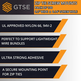 GTSE provides stable support for heavier cable bundles on flat surfaces.