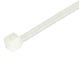 GTSE UV-resistant zip ties used outdoors on a banner or pole