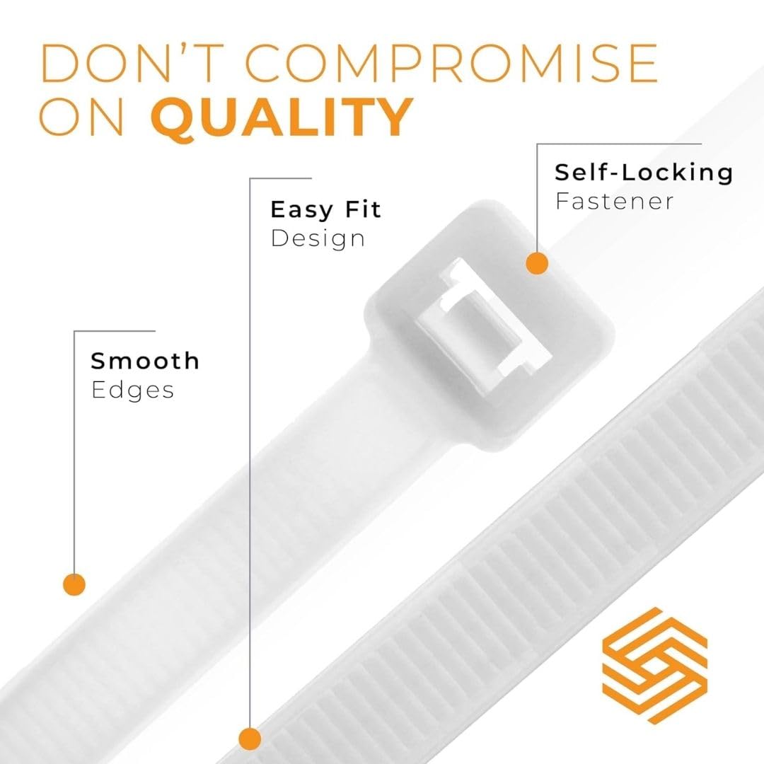 GTSE UV-resistant zip tie suitable for outdoor projects and weather exposure