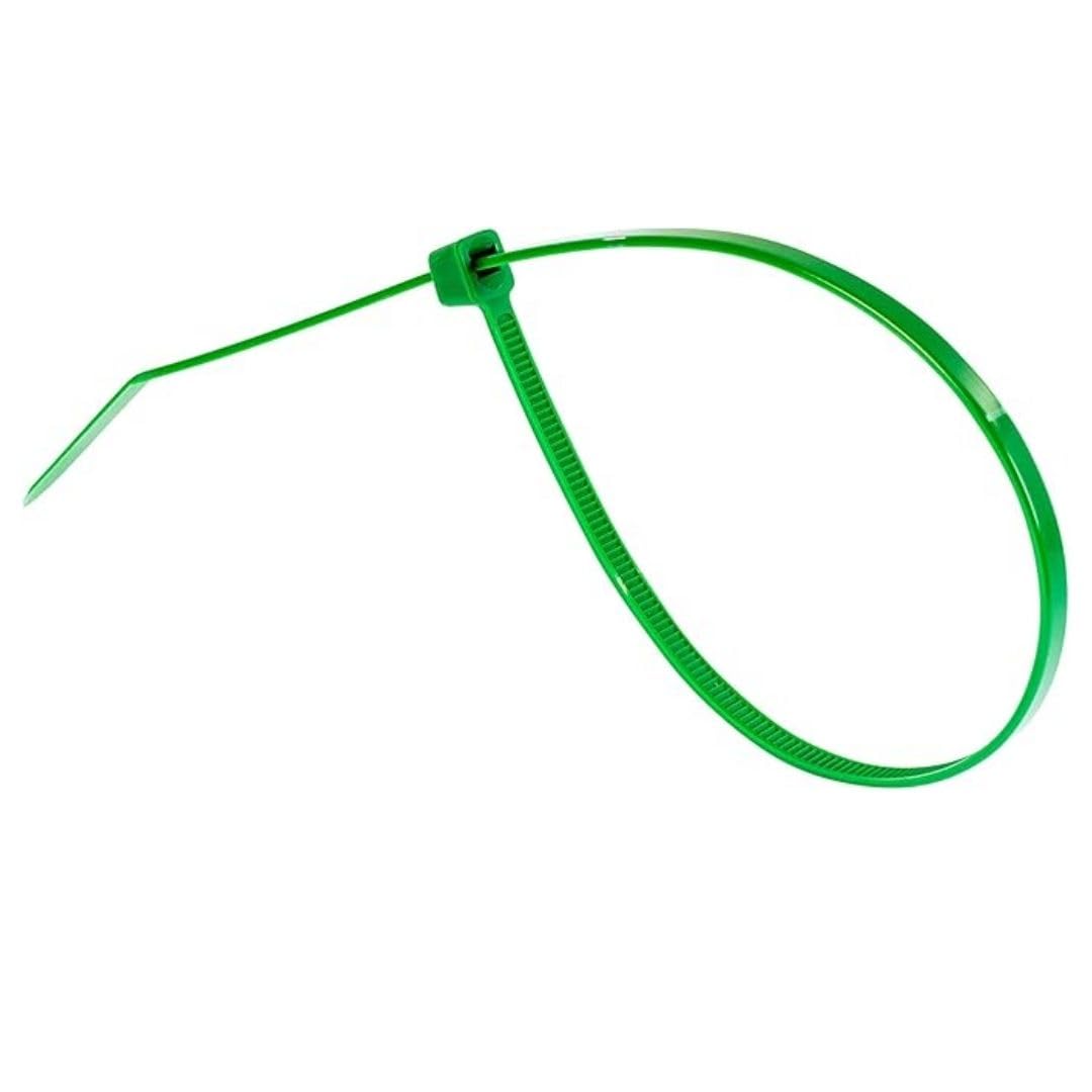 GTSE UV-resistant green zip ties resist sun exposure over time