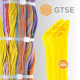 GTSE ties used on garden stakes keeping plants supported outdoors