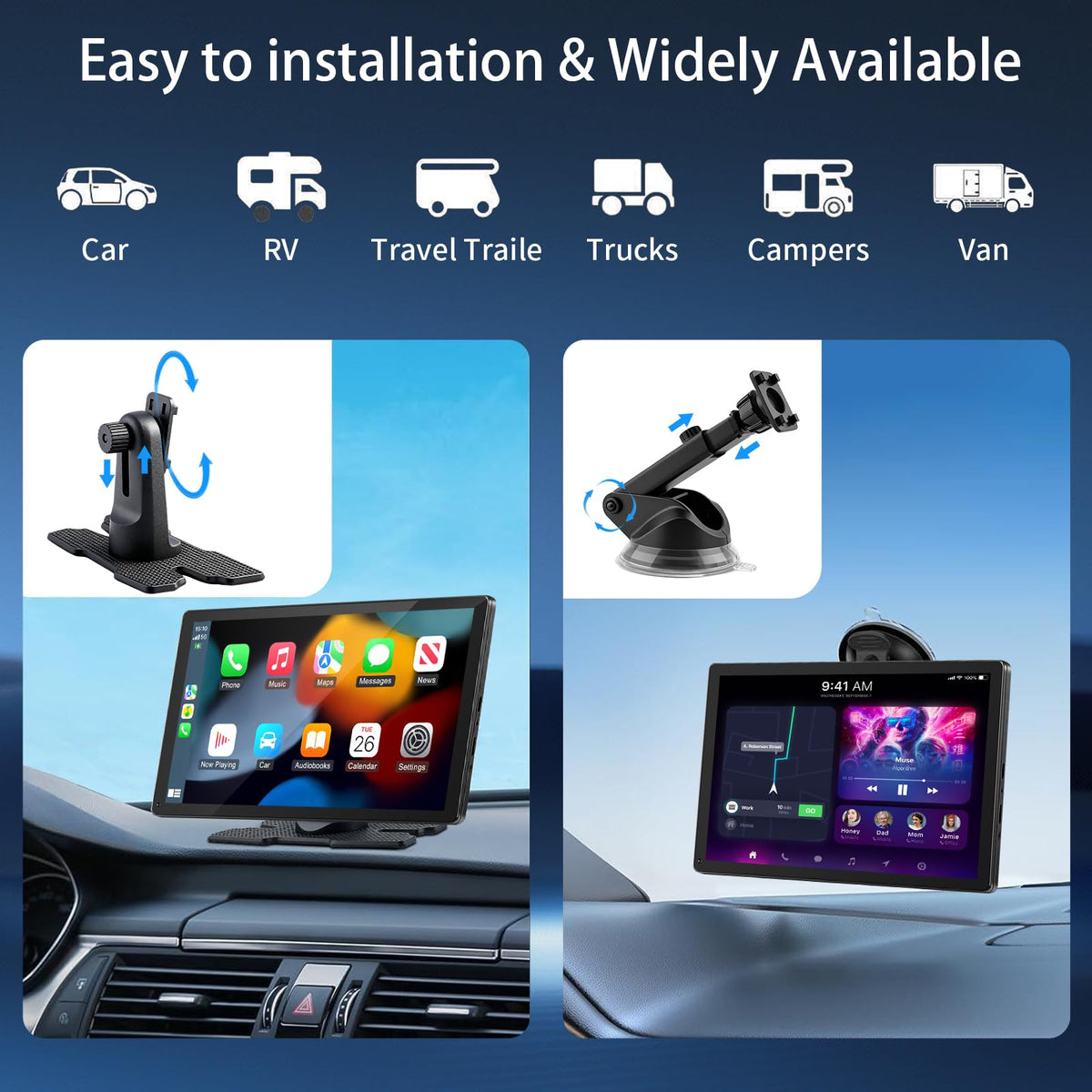 GTVFS plug-and-play setup via cigarette lighter for quick upgrades