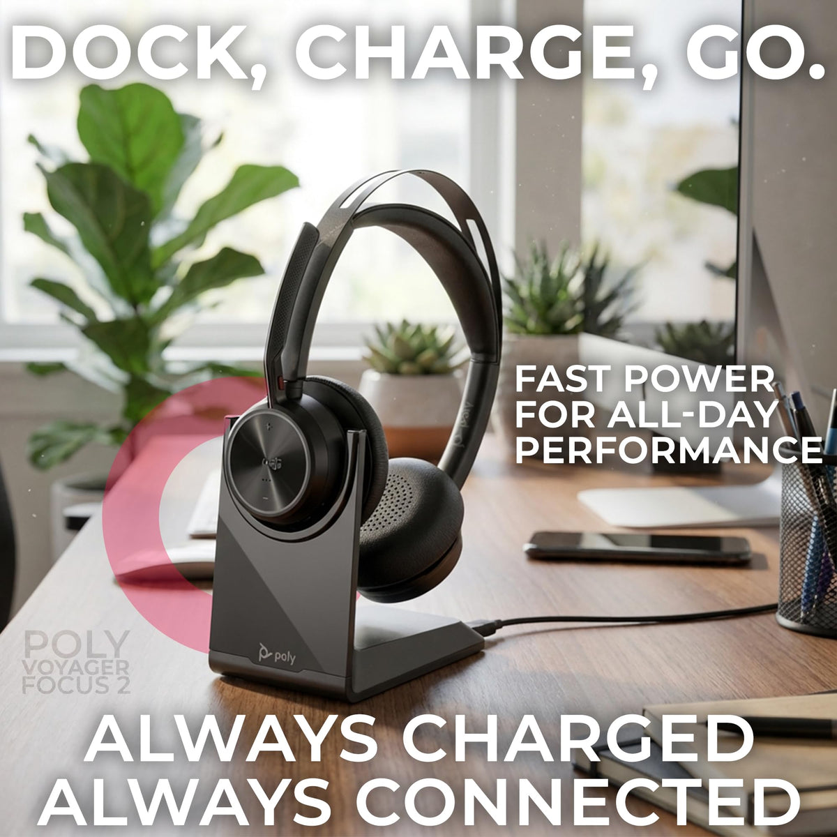 Global Teck Voyager Focus 2 charging cable included in the GTW bundle