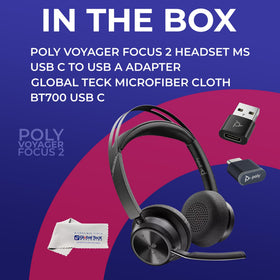 Global Teck Voyager Focus 2 close-up of noise-canceling mic with Acoustic Fence technology