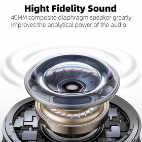 GU-DI 40mm driver delivers hi-res audio with crisp highs