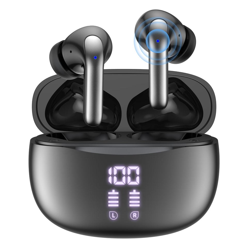 GUANDA wireless earbuds with 13mm driver deliver rich bass for immersive listening