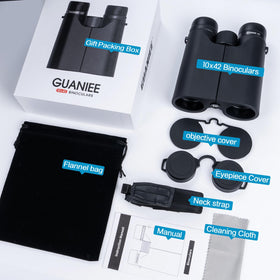 GUANIEE binoculars perfect for birdwatching and wildlife observation on cruises.