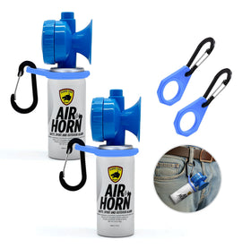 Guard Dog Security front view of mini air horn showing compact portable design and quick access