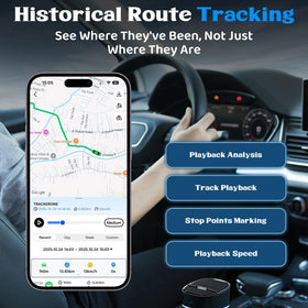 Guardtix app live map with moving vehicle pinpointed, Guardtix enables instant location updates