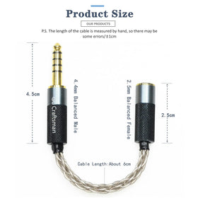 GUCraftsman compact 6cm-length adapter cable for travel-friendly use