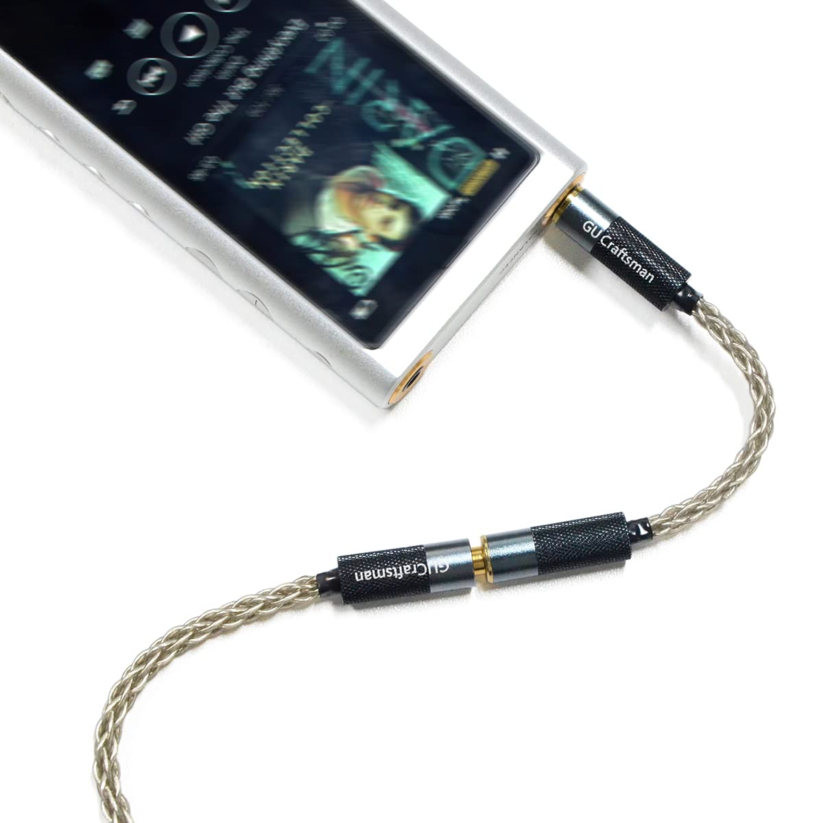 GUCraftsman 4.4mm to 2.5mm adapter supports compatible audio players