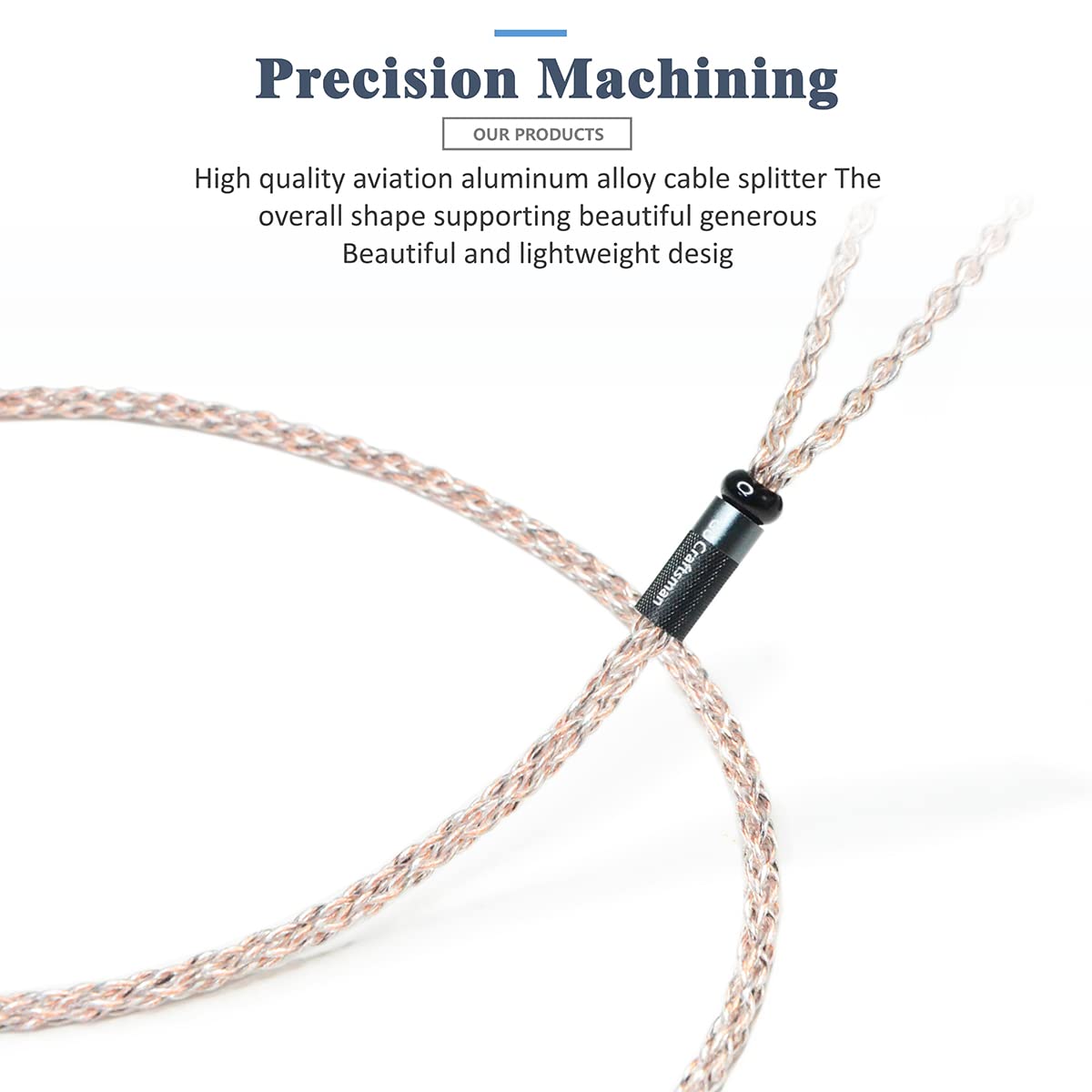 GUCraftsman copper-graphene braid cable for Sennheiser IE600 improves soundstage.