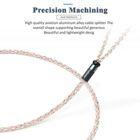 GUCraftsman copper-graphene braid cable for Sennheiser IE600 improves soundstage.