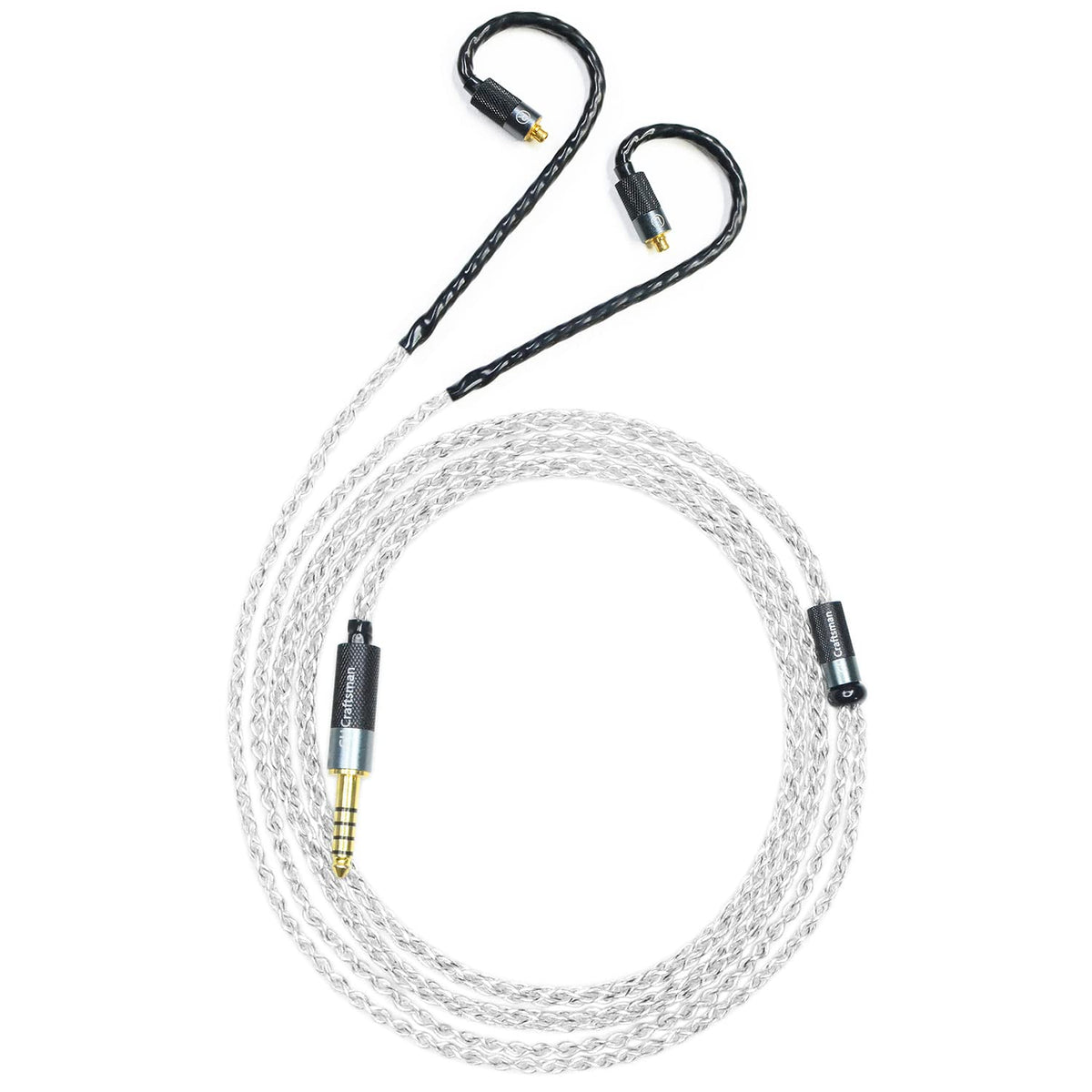 GUCraftsman MMCX plug cable enhances compatibility with popular earphones.