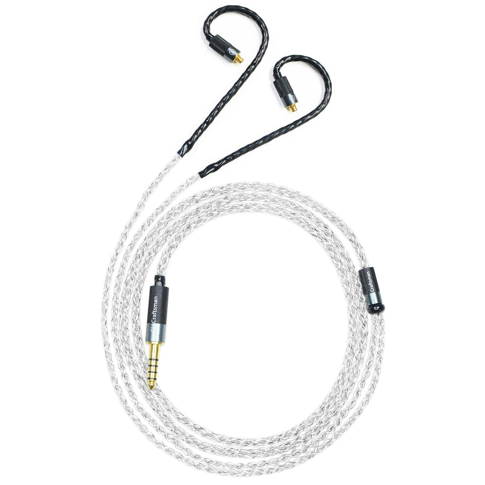 GUCraftsman MMCX plug cable enhances compatibility with popular earphones.