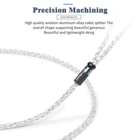 GUCraftsman silver-plated OFC braid core emphasizes longevity and clear timbre.