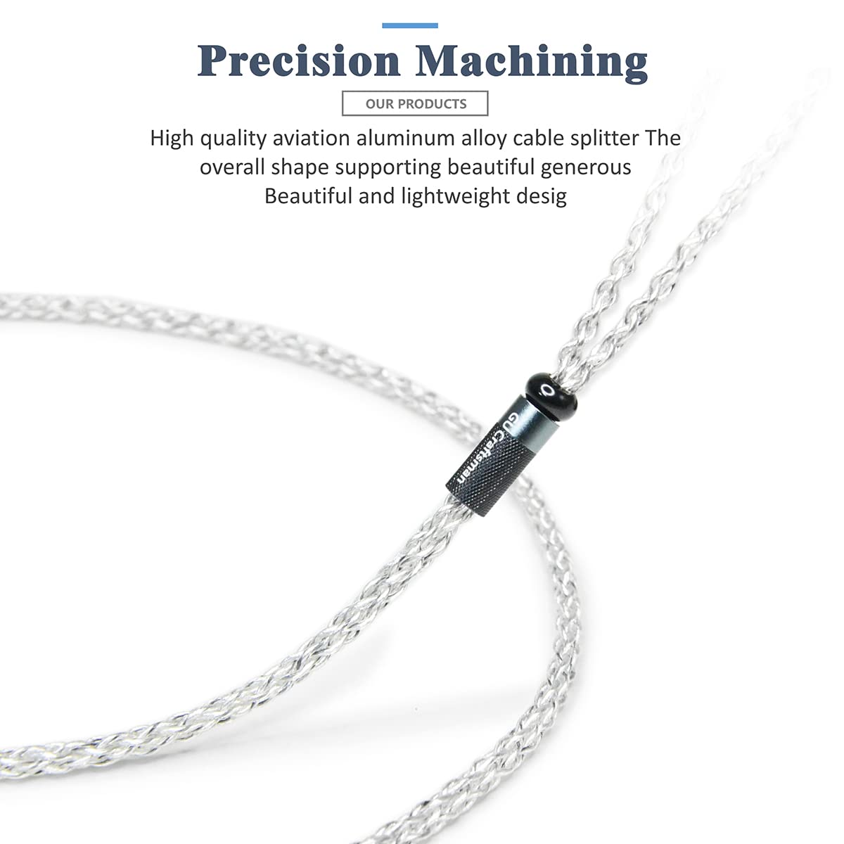GUCraftsman silver plating on 5N OFC core for clearer highs.