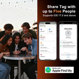 Gudluky Air Tracker Tag left-behind alerts notify you when you walk away.