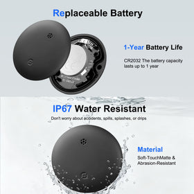 Gudluky Android Tracker Tags IP67 waterproof build withstands rain and dust