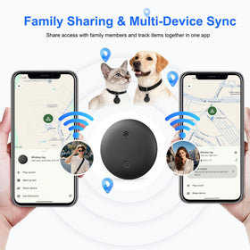 Gudluky Android Tracker Tags on pets collar enables quick lost-item recovery