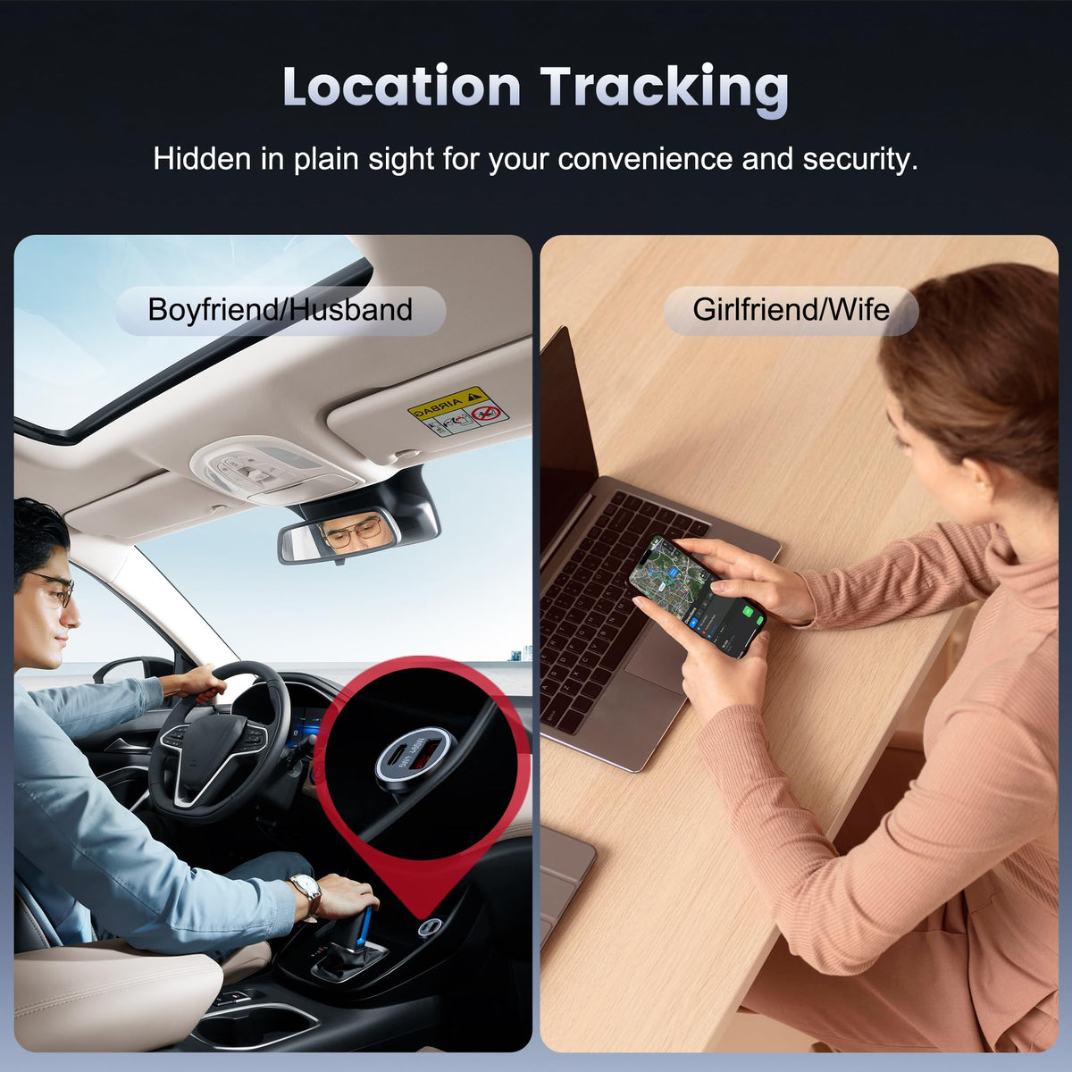 Gudluky Find My integration enabling real-time car location on iOS devices