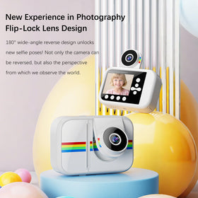 GUEDIEO with 32GB SD card inserted for expanded photo and video storage