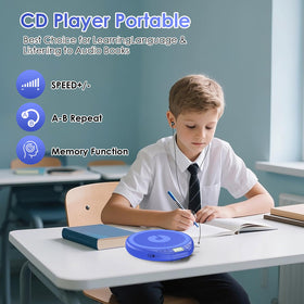 Gueray anti-skip ASP feature preserves playback during travel.
