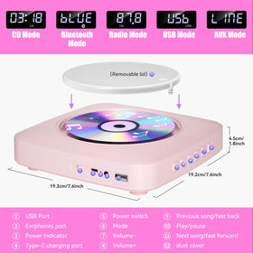 Gueray built-in hi-fi speaker delivers clear, room-filling sound.