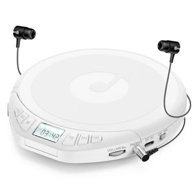 Gueray CD Player front view shows compact design for portable listening anywhere.
