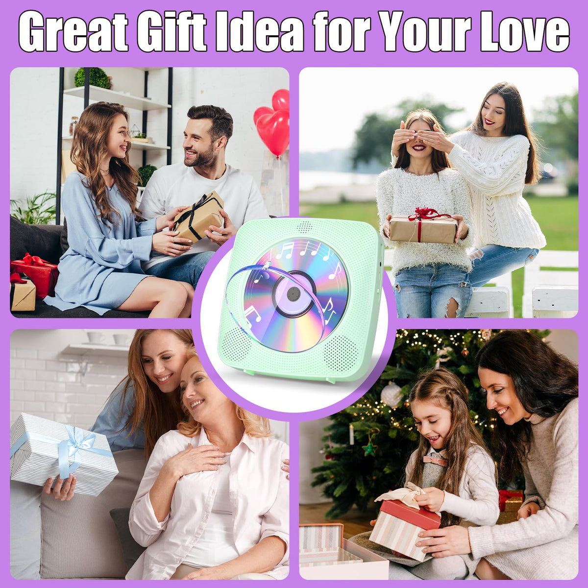 Gueray CD player presented as a thoughtful gift for music lovers