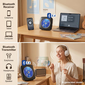 Gueray dual speakers closeup showing richer stereo sound benefit