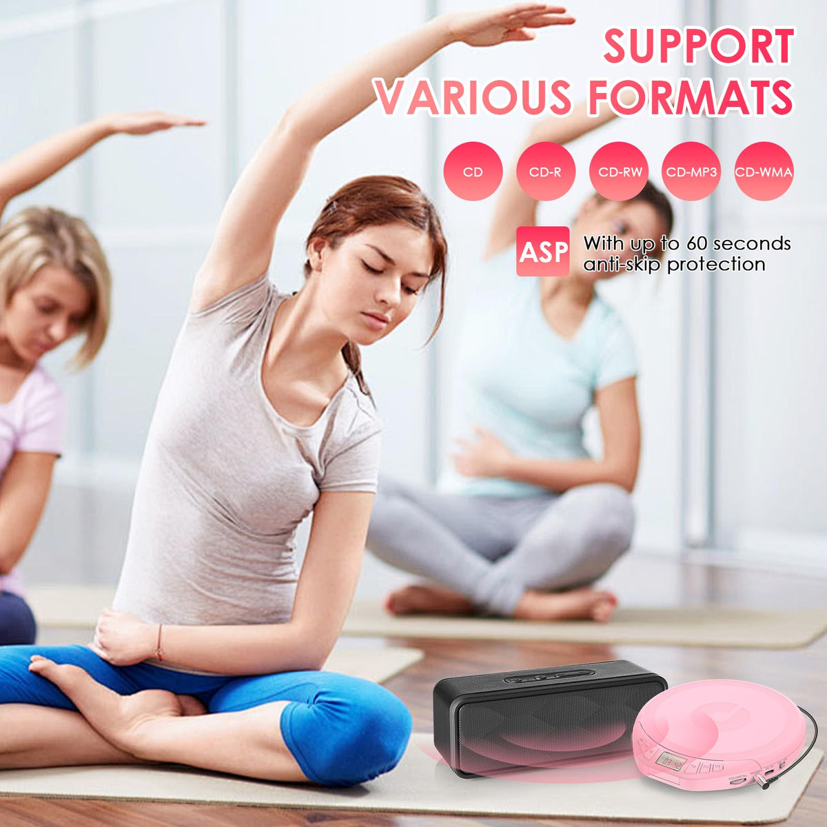 Gueray included earphones and AUX cable ready for immediate use