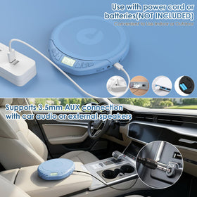 Gueray included earphones next to player for instant private listening