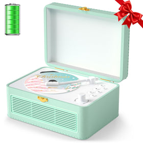 Gueray front view showing retro design and clear controls, perfect for home audio