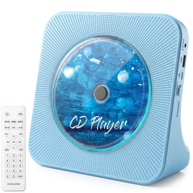 gueray front panel in blue showing controls and speakers, clear layout for easy use