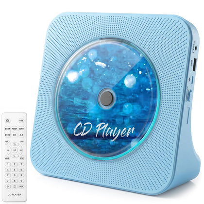 gueray front panel in blue showing controls and speakers, clear layout for easy use