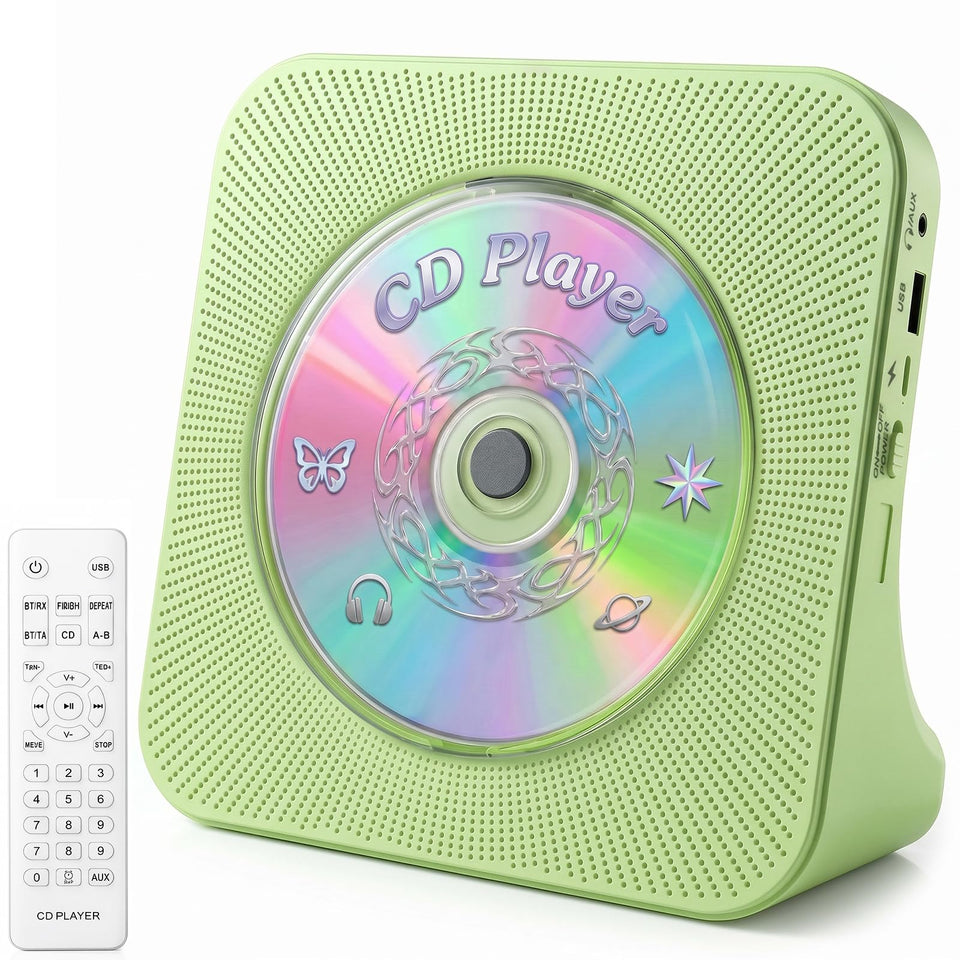 Gueray front panel view showing controls and CD tray, easy control and compact design