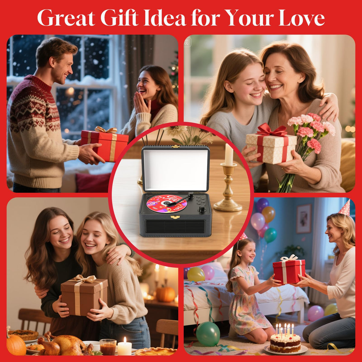 Gueray packaged as a gift in a cozy scene to show ideal present for birthdays and holidays
