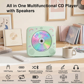 Gueray paired with Bluetooth headphones for private listening benefit