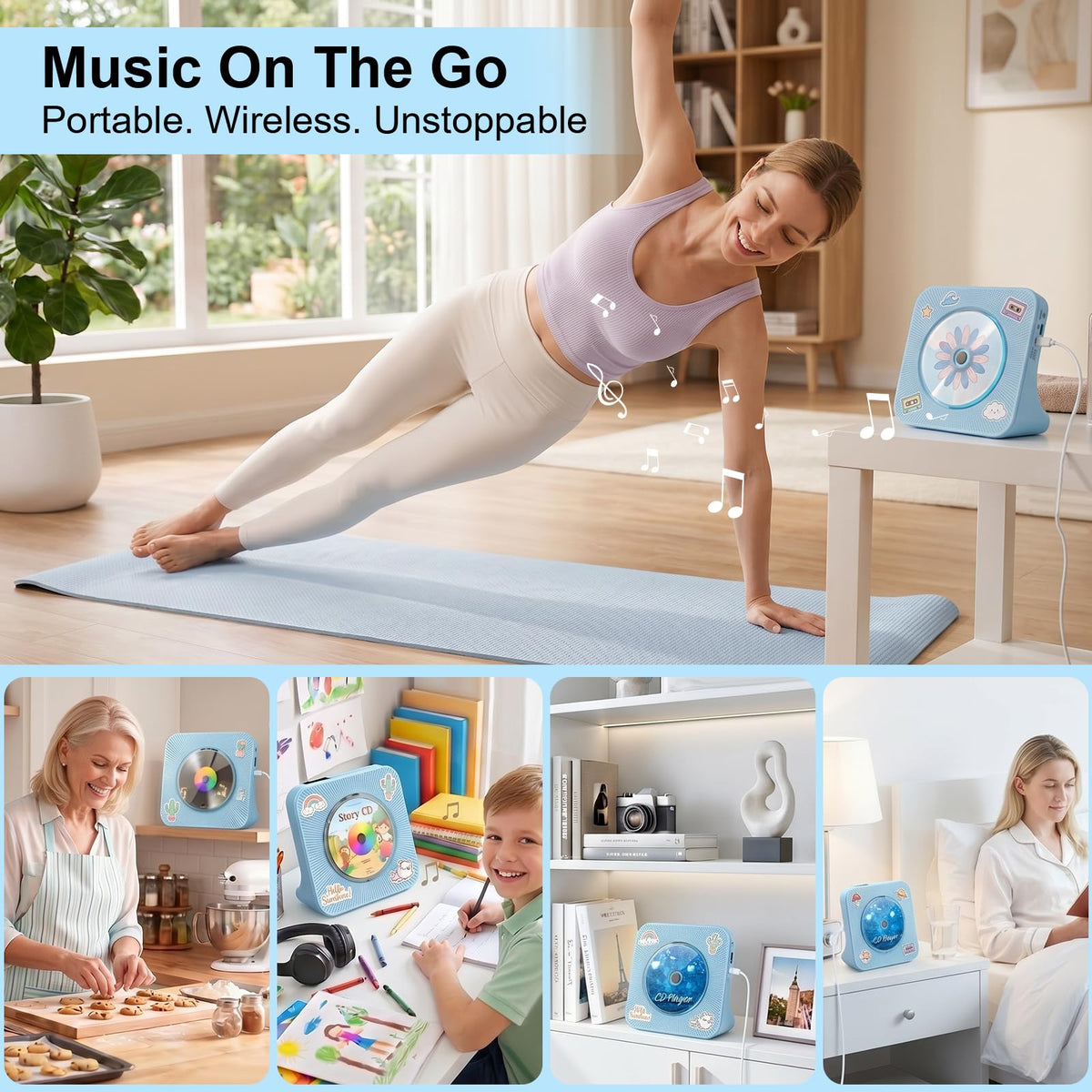 gueray paired with smartphone via Bluetooth, wireless streaming convenience