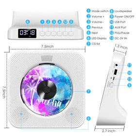 Gueray remote control and buttons for convenient playback control