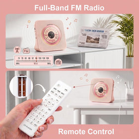Gueray remote control beside unit illustrating convenient hands‑free control