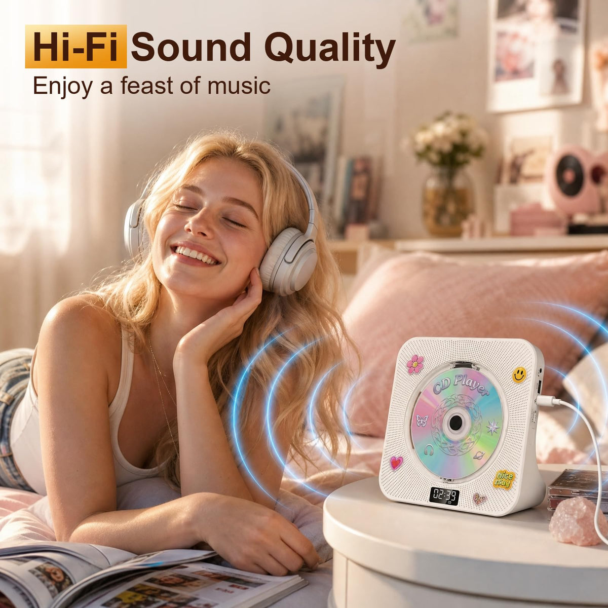 Gueray speaker grille detail showing HiFi drivers for clear sound
