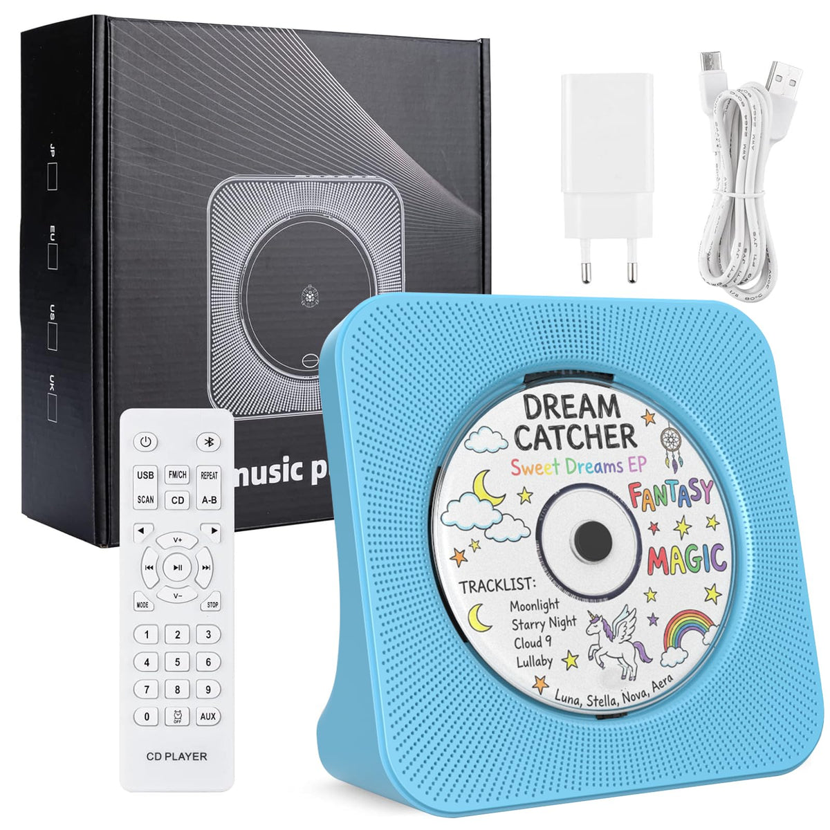 Gueray size comparison next to book and phone showing compact footprint