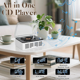 Gueray size comparison with record showing compact footprint advantage