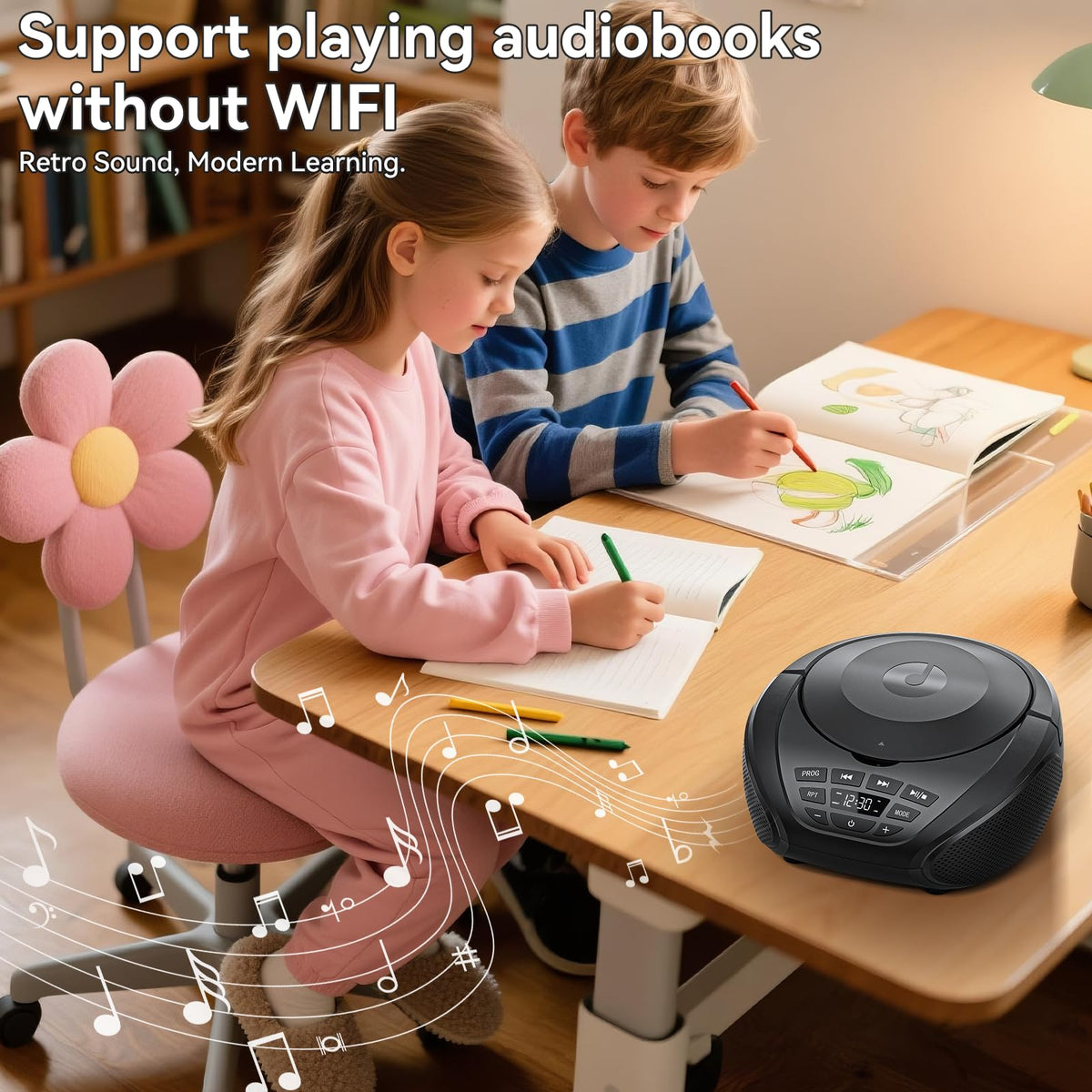 Gueray speaker driver closeup emphasizing improved dual-chamber sound