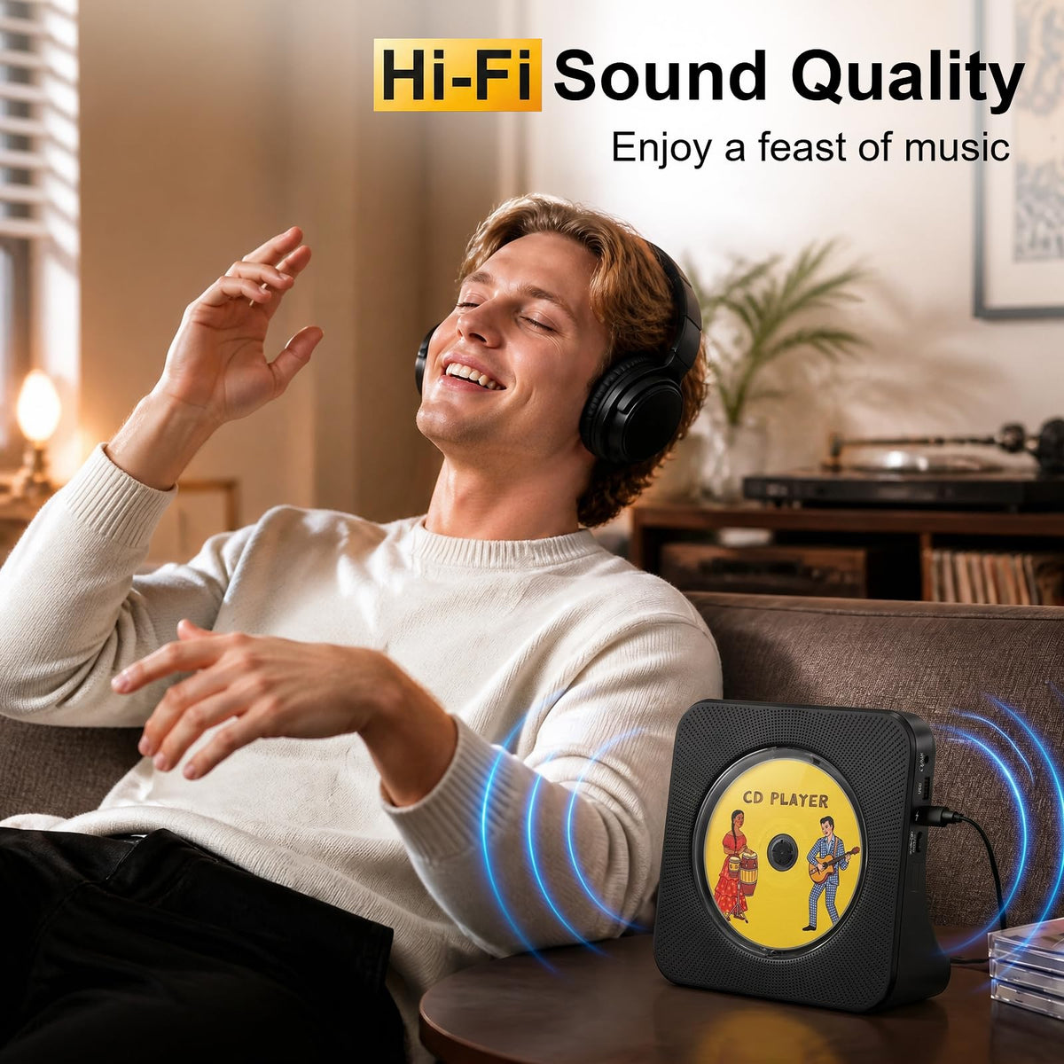 Gueray speaker grille texture highlighting HiFi audio clarity and depth