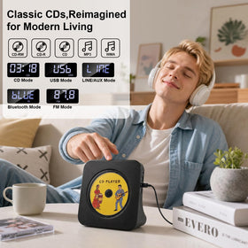 Gueray open top-loading CD tray showing disc access and simple loading